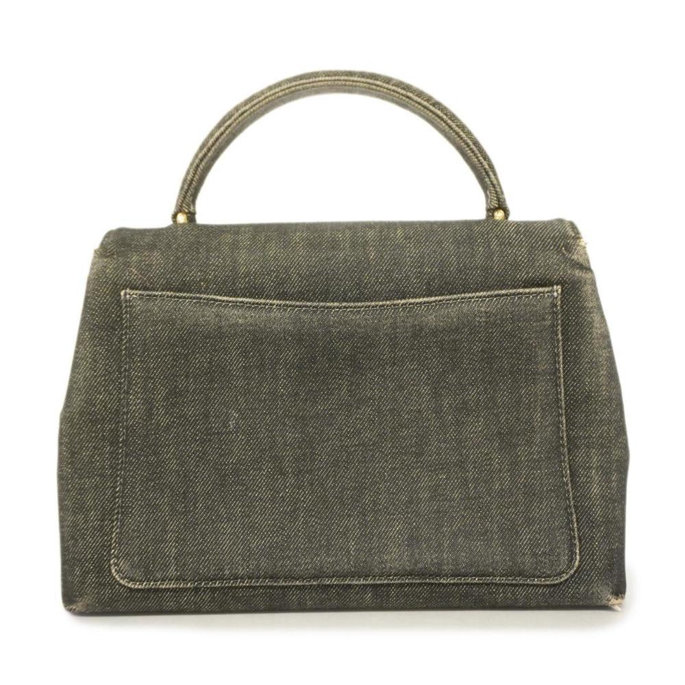 Chanel handbag denim black ladies - Picture 16 of 16